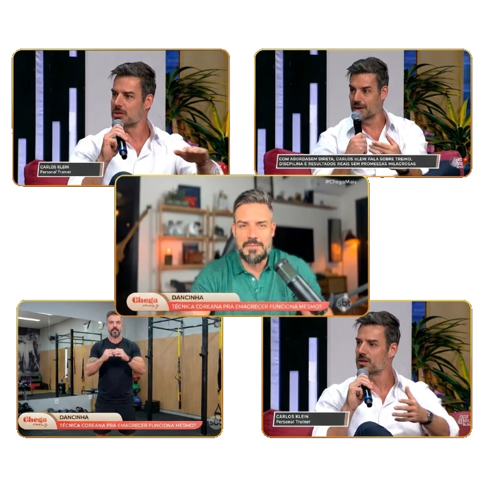Carlos Klein na mídia: SBT, RedeTV e podcasts